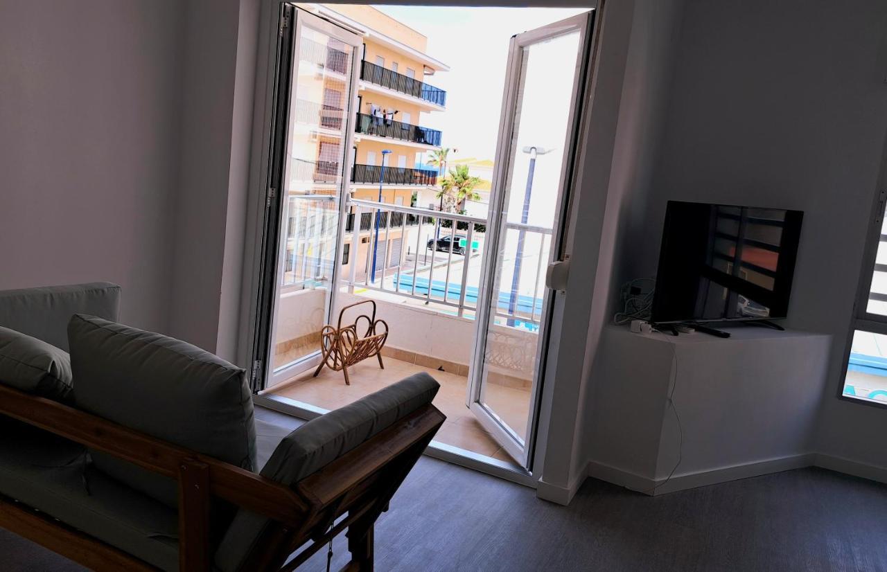 Appartement Amplio Piso Con Terraza A 50 M De Playa Miramar Extérieur photo